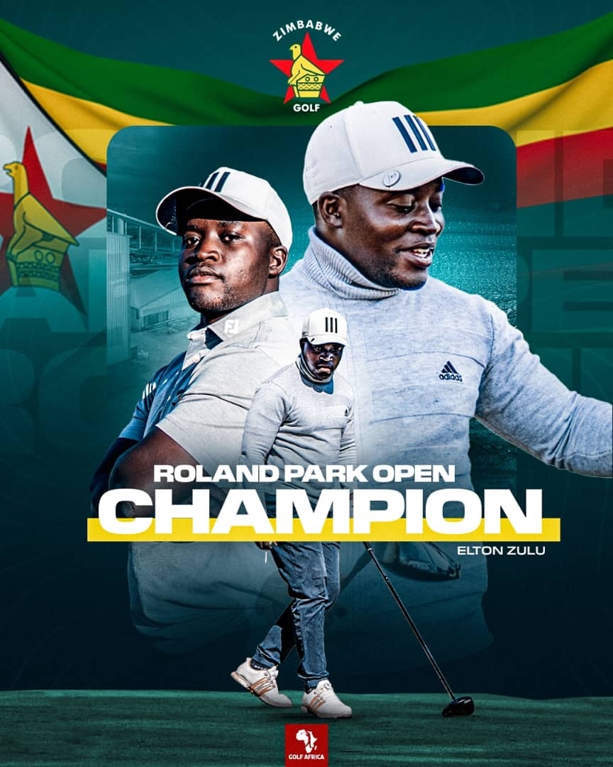 Elton Zulu living the dream with Roland Park Open Victory 